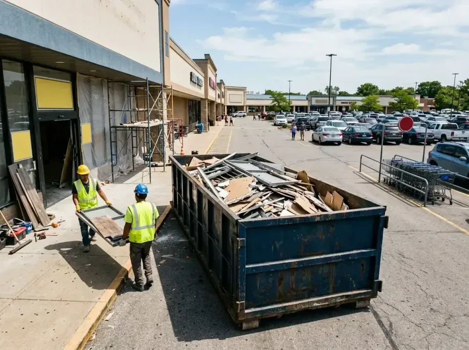 retail-store-renovation-debris-003 — frequently asked questions, Roll-off Dumpster Rentals in Calumet City, IL